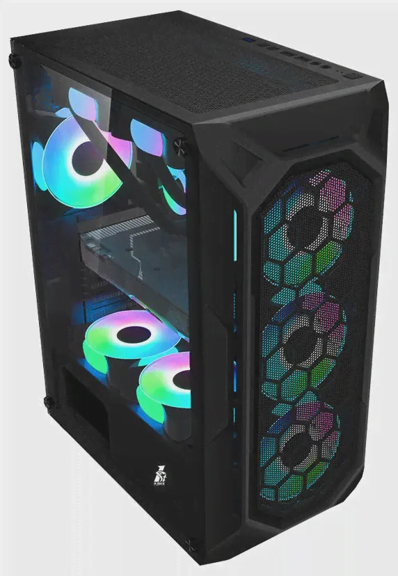 Корпус 1stPlayer FireBase X6 Black X6-3G6P-1G6