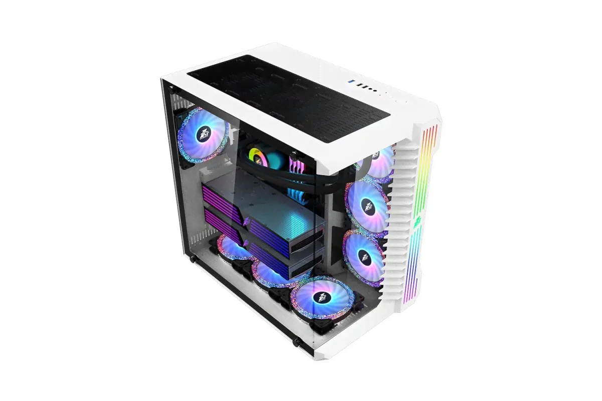 Корпус ATX 1STPLAYER STEAMPUNK SP9 SP9-WH-0