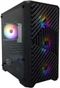 Корпус 1STPLAYER TRILOBITE T5, черный, mATX, Без БП (T5-BK-4F1)
