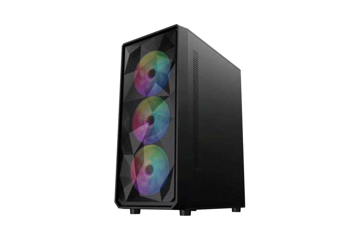 Корпус ATX 1STPLAYER FD3 FD3-BK-4F1-0