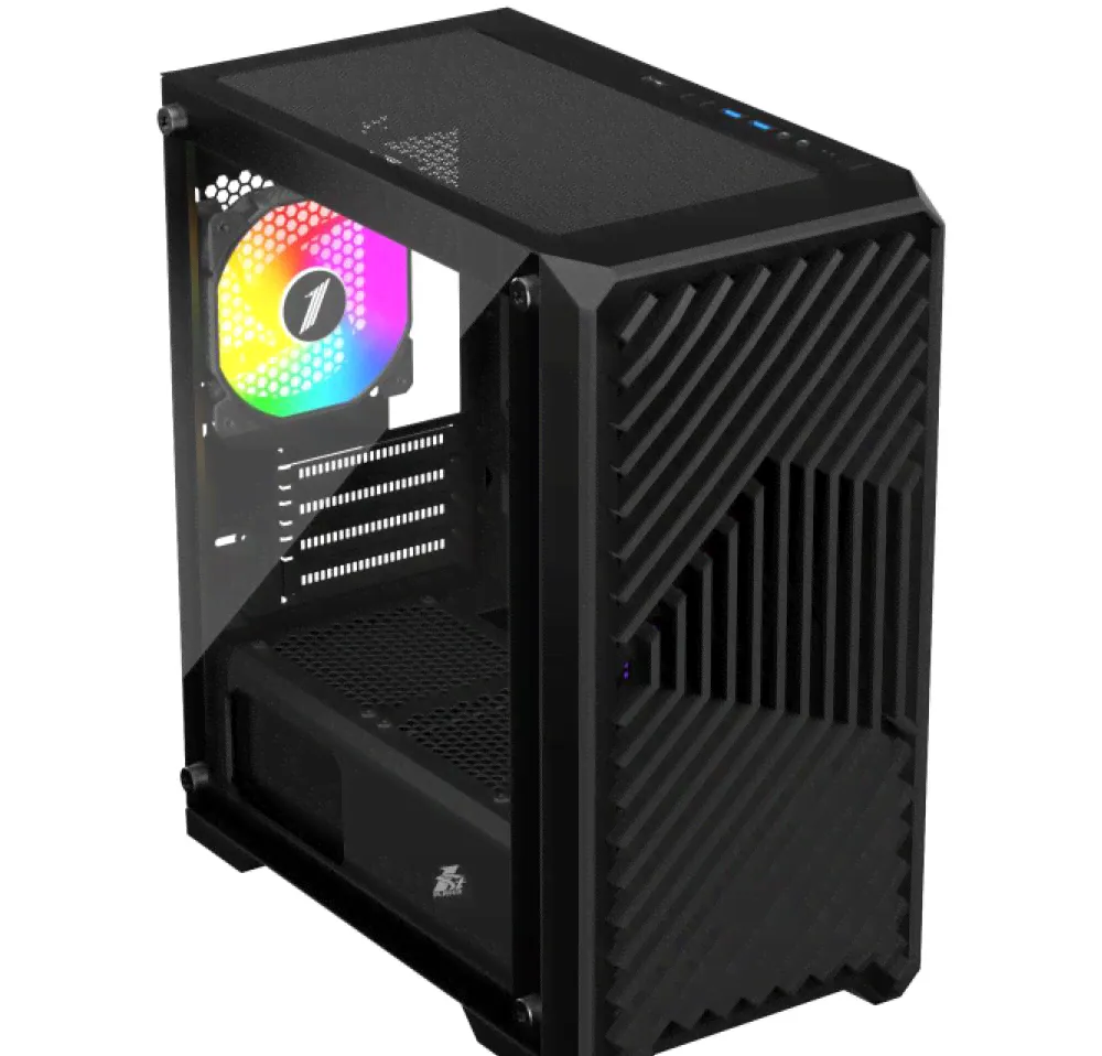 Корпус 1STPLAYER TRILOBITE T5 mATX (T5-BK-4F1)