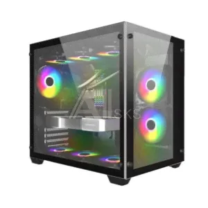 1960023 1STPLAYER MEGAVIEW MV7 Black / ATX / MV7-BK-0