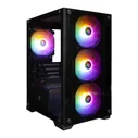 Компьютерный корпус 1STPLAYER FIREBASE X2-M LED Black (X2-M-4F1)
