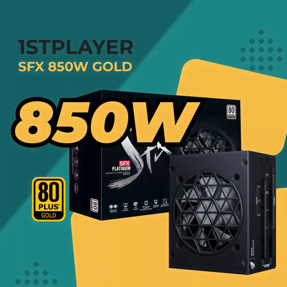 Блок питания для пк 1STPLAYER, SFX, 850W, GOLD ( PS-850SFX)