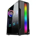 QUBE Корпус 1STPLAYER Rainbow R3-A ATX 1x120mm LED TG (R3-A-1R1) корпус