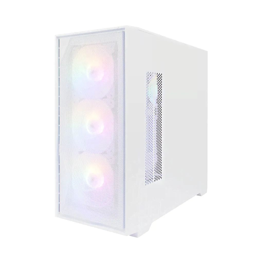 Корпус 1STPLAYER DK D6 Midi Tower Без БП белый, D6-WH-4F1-W
