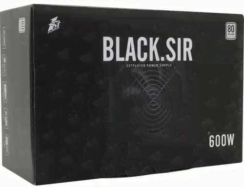 DeTech Блок питания 1STPLAYER Black.SIR 600W SR-600W блоки питания-2