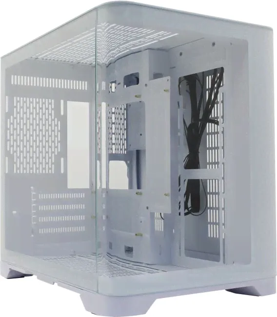 Minitower 1STPLAYER UVIEW UV5 <UV5-WH> White MicroATX без БП-0